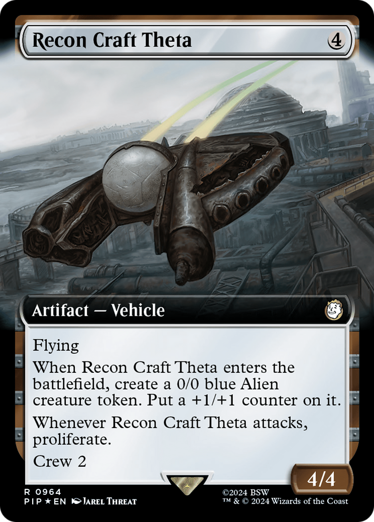 Recon Craft Theta (Extended Art) (Surge Foil) [Fallout] | Cracking-Singles