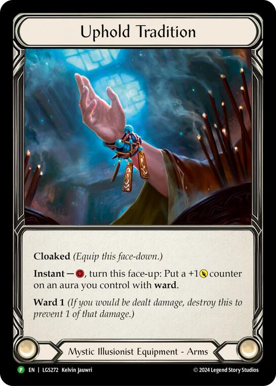 Uphold Tradition [LGS272] (Promo)  Rainbow Foil | Cracking-Singles