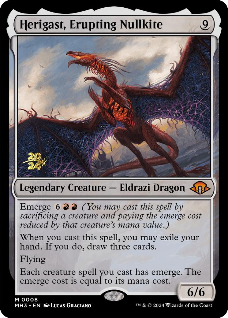 Herigast, Erupting Nullkite [Modern Horizons 3 Prerelease Promos] | Cracking-Singles