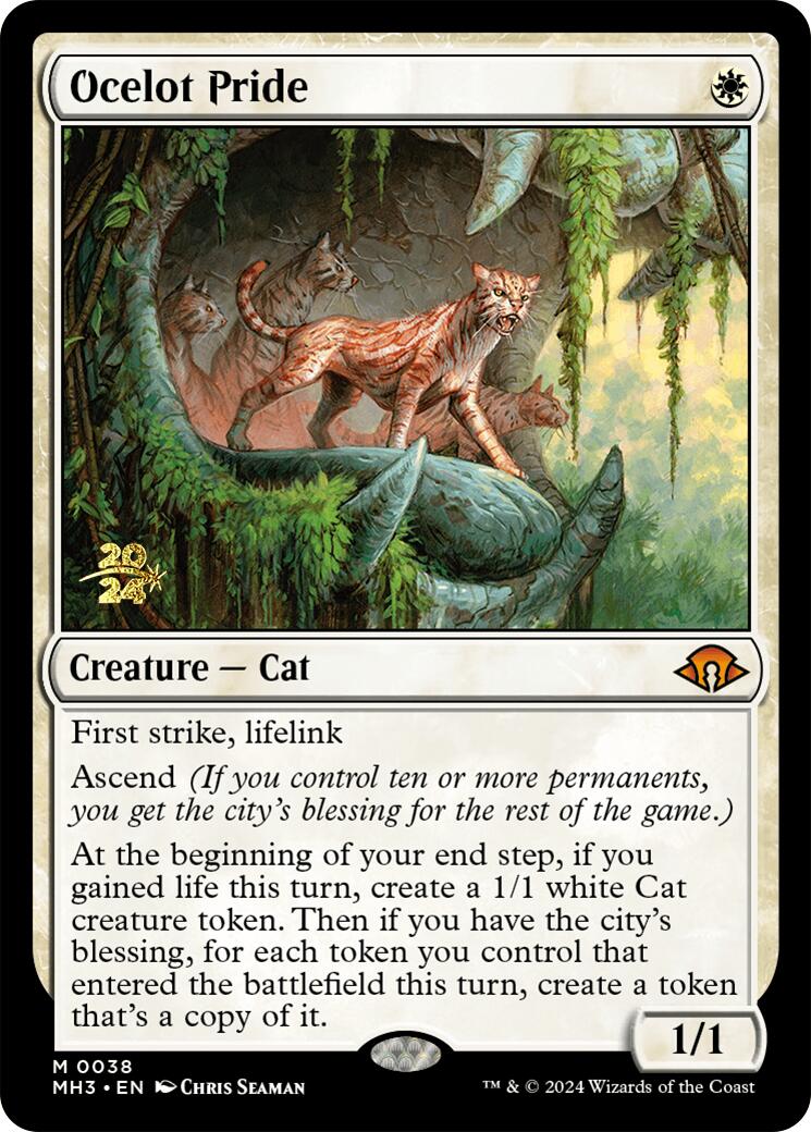 Ocelot Pride [Modern Horizons 3 Prerelease Promos] | Cracking-Singles