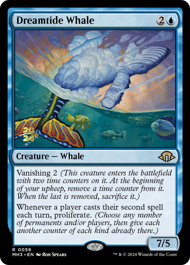 Dreamtide Whale [Modern Horizons 3 Prerelease Promos] | Cracking-Singles