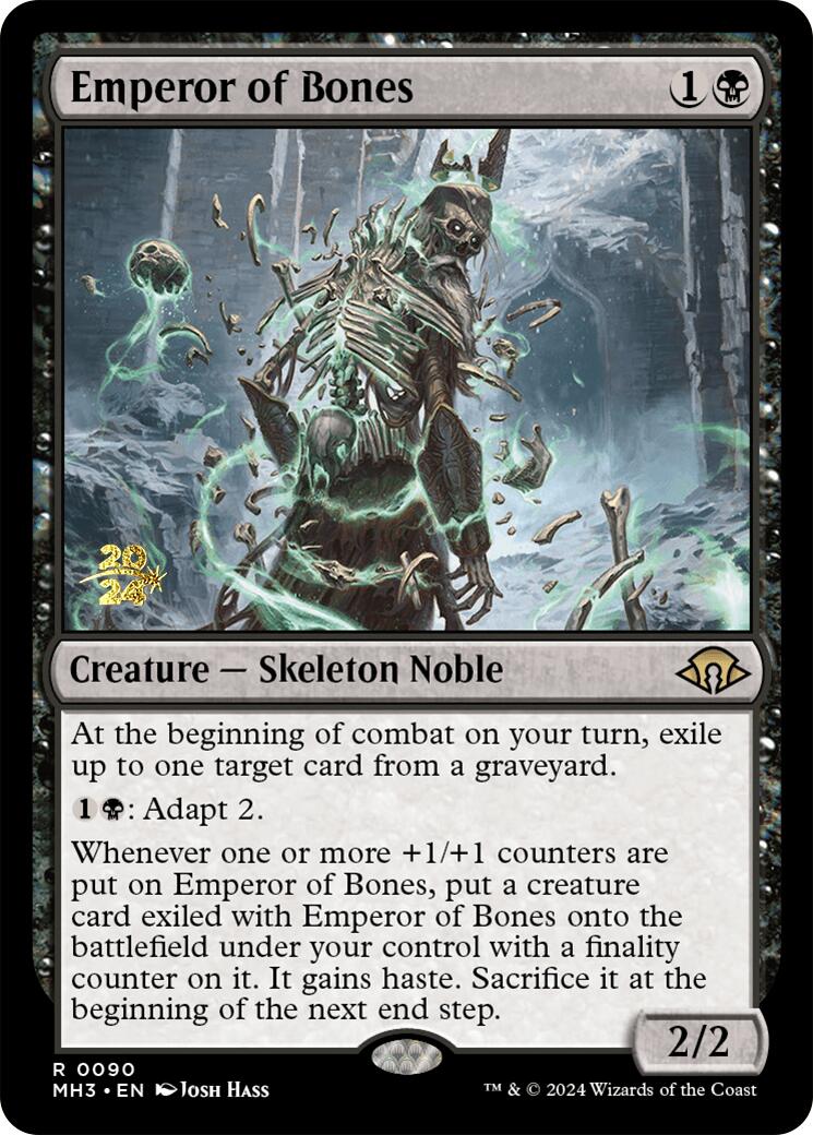 Emperor of Bones [Modern Horizons 3 Prerelease Promos] | Cracking-Singles