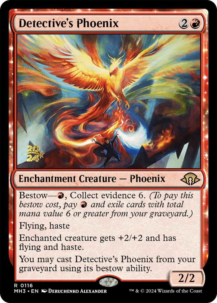 Detective's Phoenix [Modern Horizons 3 Prerelease Promos] | Cracking-Singles