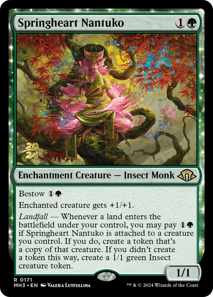 Springheart Nantuko [Modern Horizons 3 Prerelease Promos] | Cracking-Singles