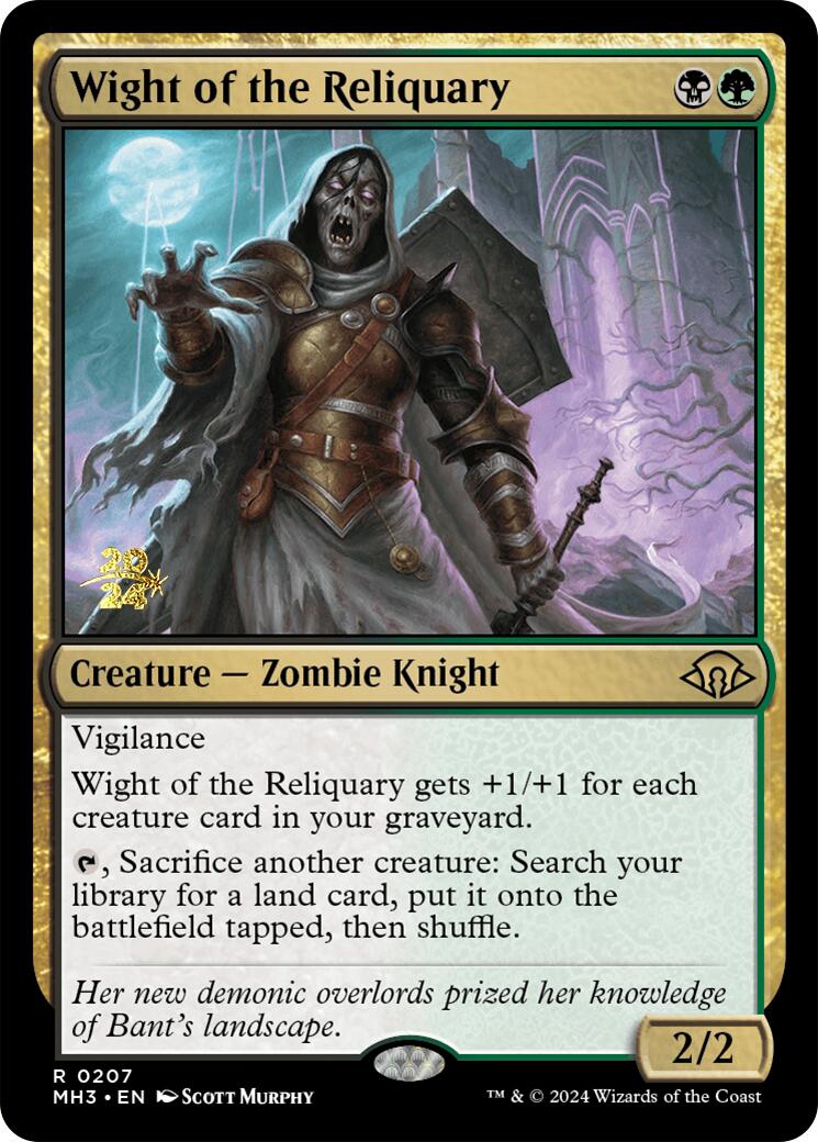 Wight of the Reliquary [Modern Horizons 3 Prerelease Promos] | Cracking-Singles