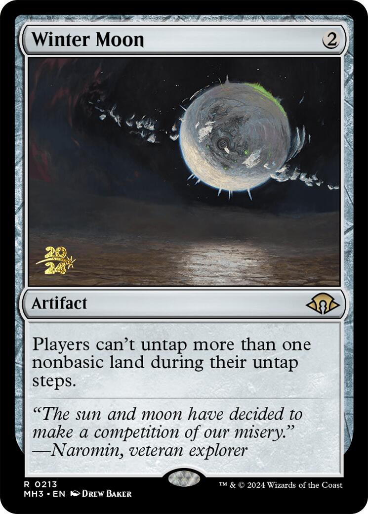 Winter Moon [Modern Horizons 3 Prerelease Promos] | Cracking-Singles