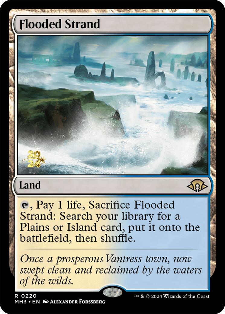 Flooded Strand [Modern Horizons 3 Prerelease Promos] | Cracking-Singles