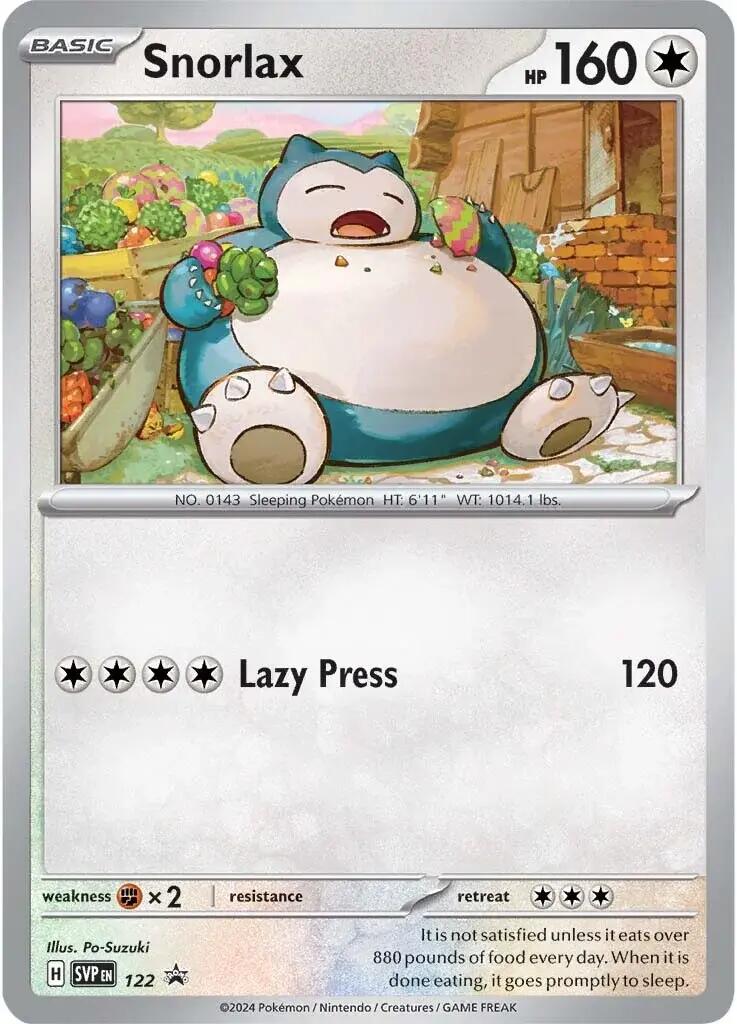 Snorlax (122) [Scarlet & Violet: Black Star Promos] | Cracking-Singles