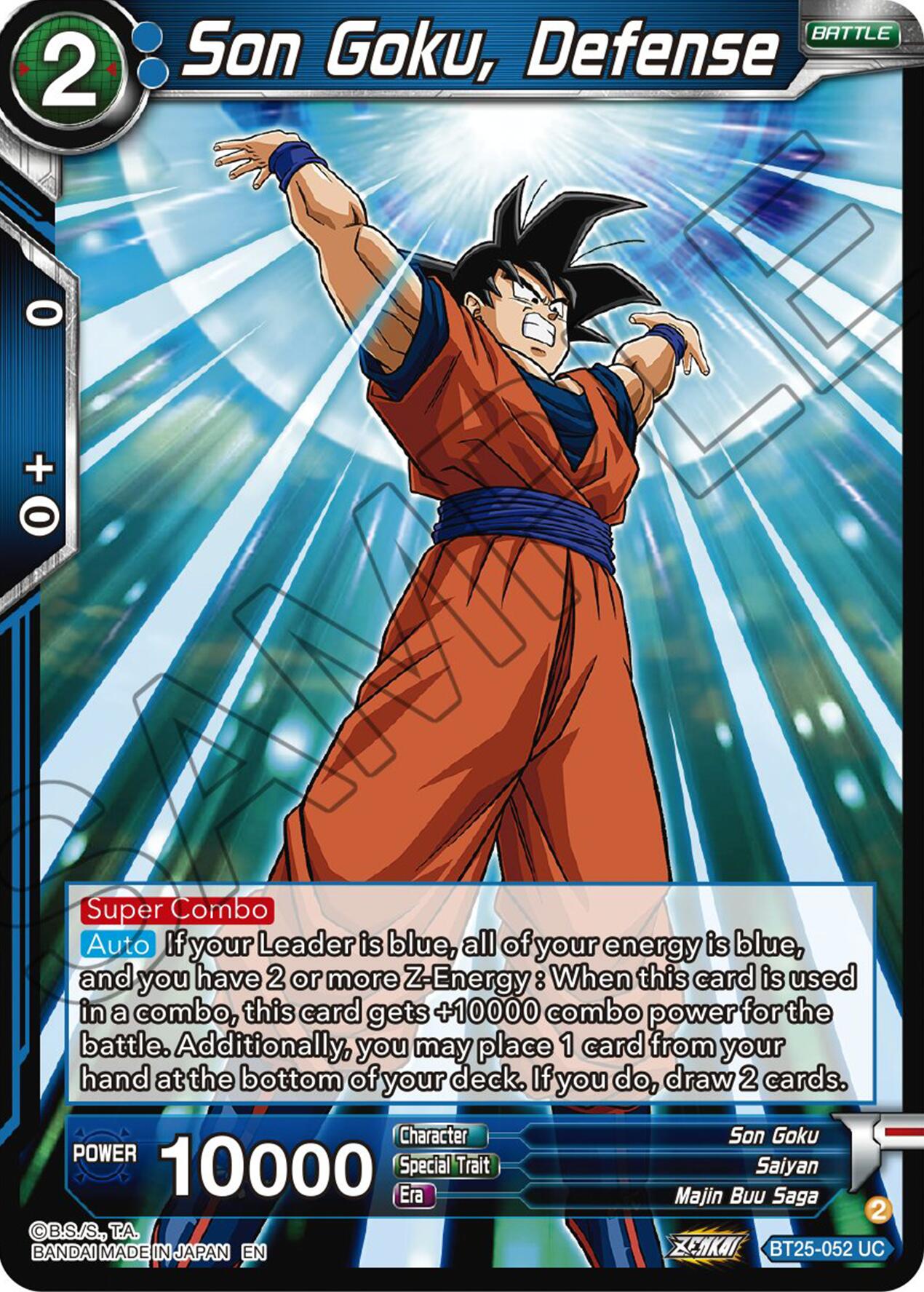 Son Goku, Defense (BT25-052) [Legend of the Dragon Balls] | Cracking-Singles