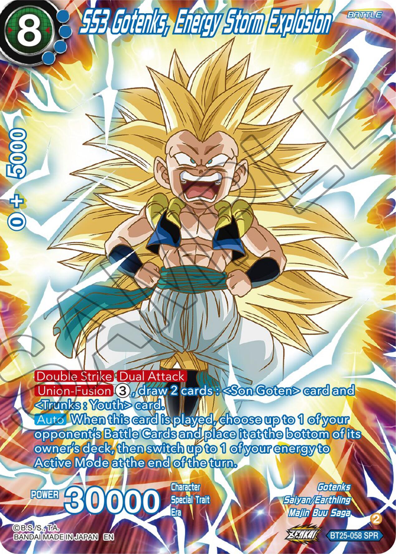 SS3 Gotenks, Energy Storm Explosion (SPR) (BT25-058) [Legend of the Dragon Balls] | Cracking-Singles