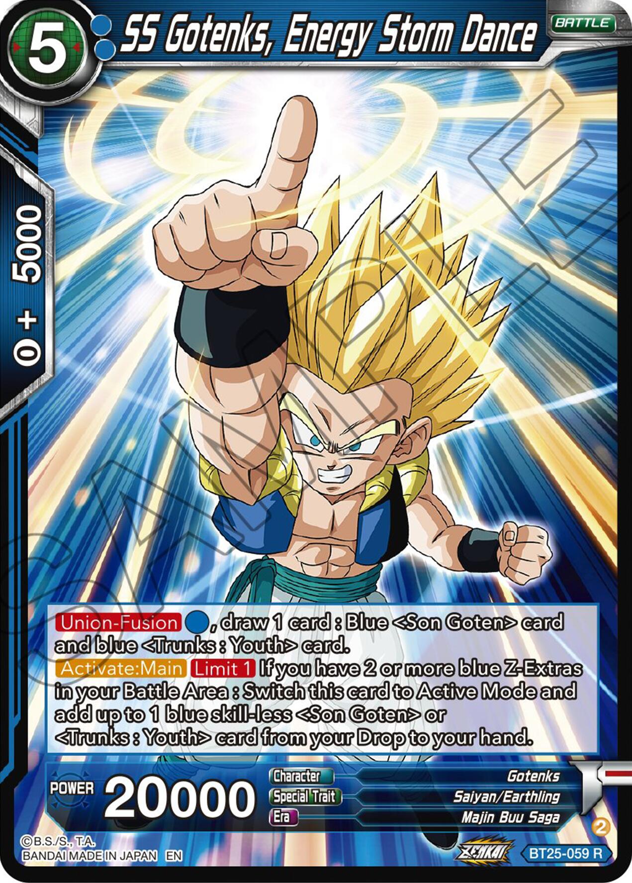 SS Gotenks, Energy Storm Dance (BT25-059) [Legend of the Dragon Balls] | Cracking-Singles