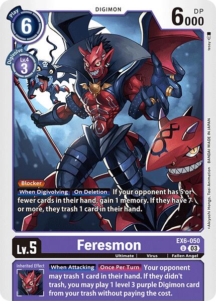 Feresmon [EX6-050] [Infernal Ascension] | Cracking-Singles