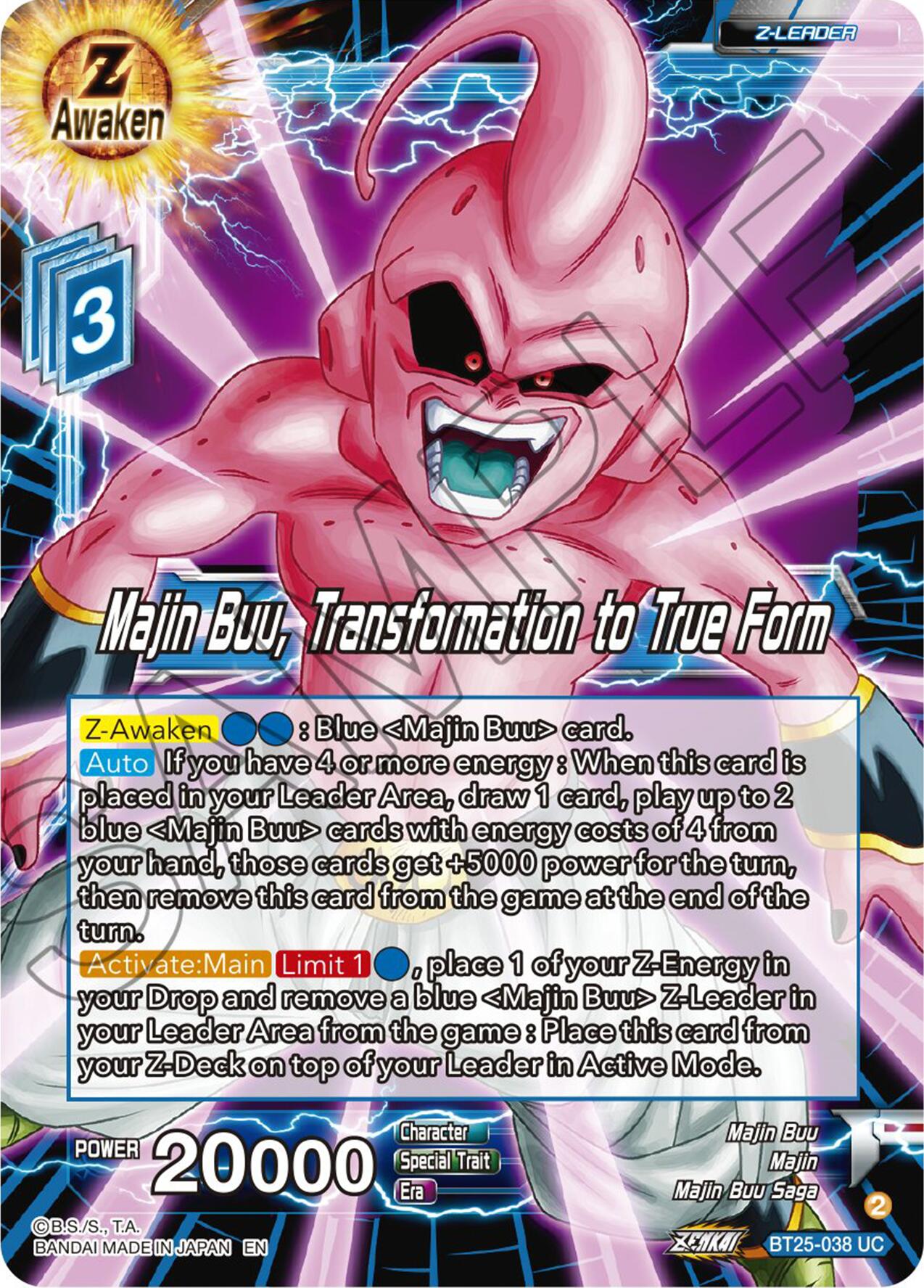 Majin Buu, Transformation to True Form (BT25-038) [Legend of the Dragon Balls] | Cracking-Singles