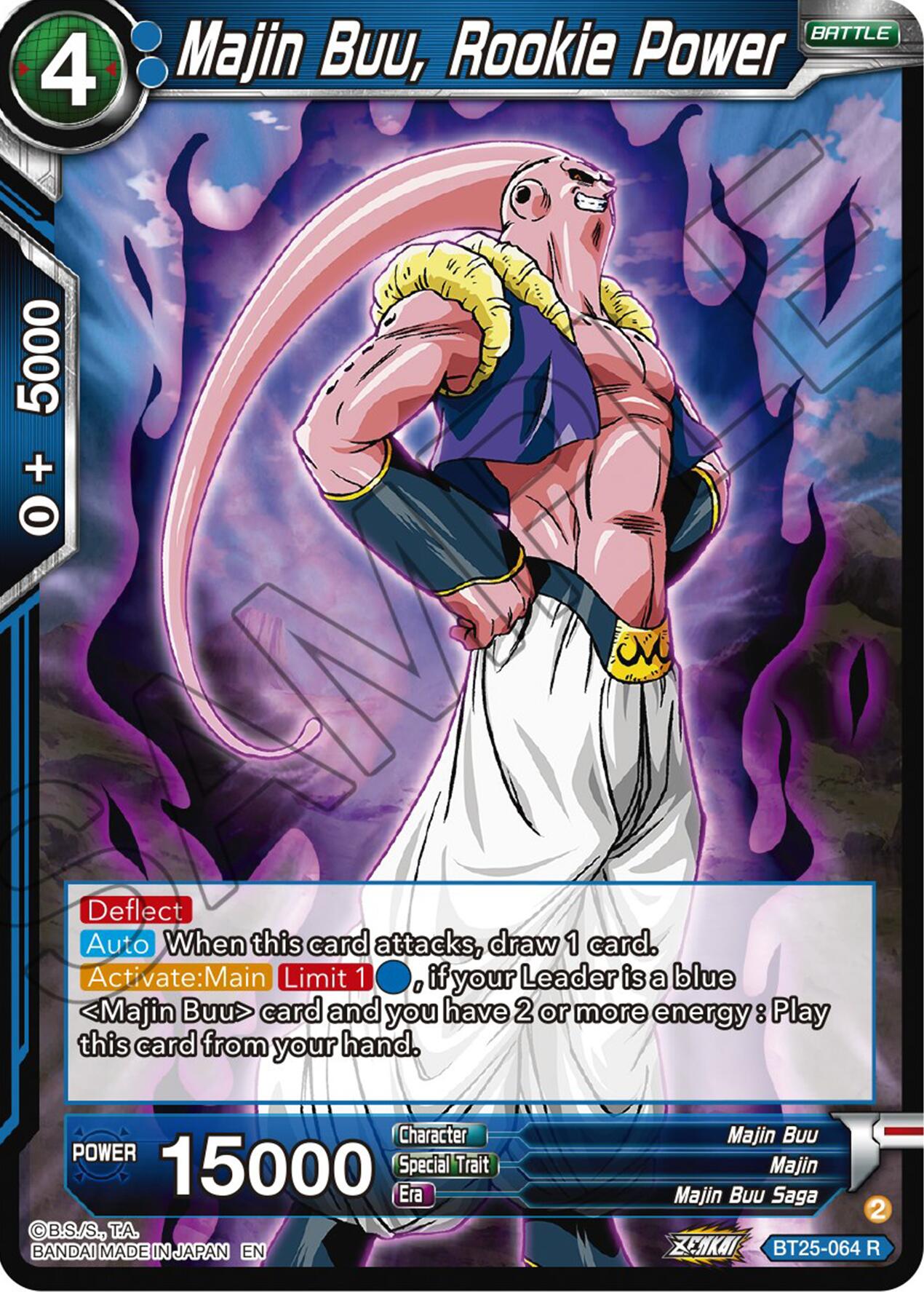 Majin Buu, Rookie Power (BT25-064) [Legend of the Dragon Balls] | Cracking-Singles