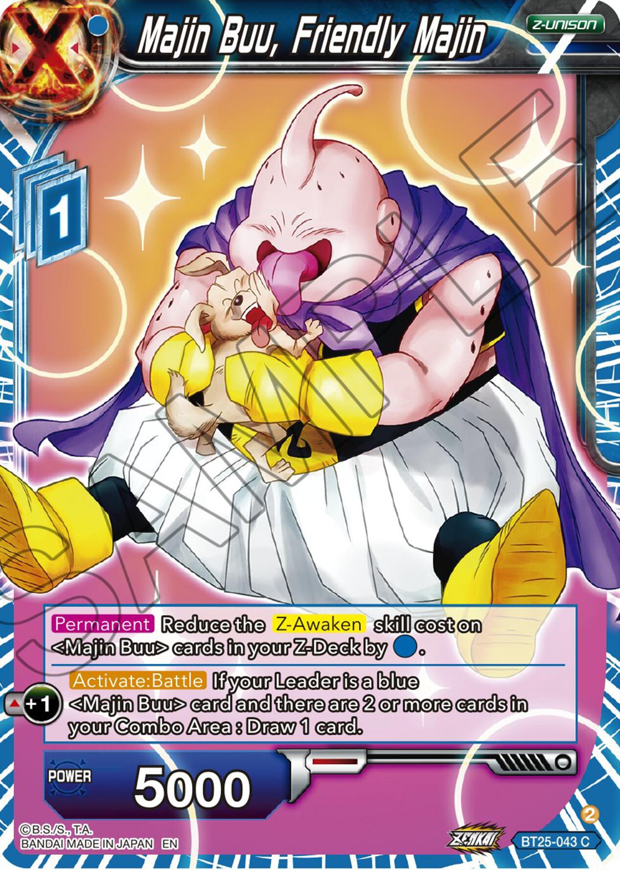 Majin Buu, Friendly Majin (BT25-043) [Legend of the Dragon Balls] | Cracking-Singles