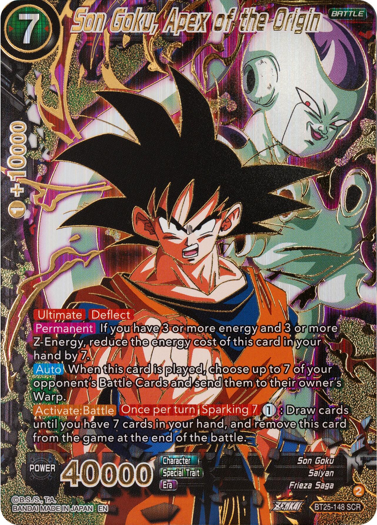 Son Goku, Apex of the Origin (BT25-148) [Legend of the Dragon Balls] | Cracking-Singles