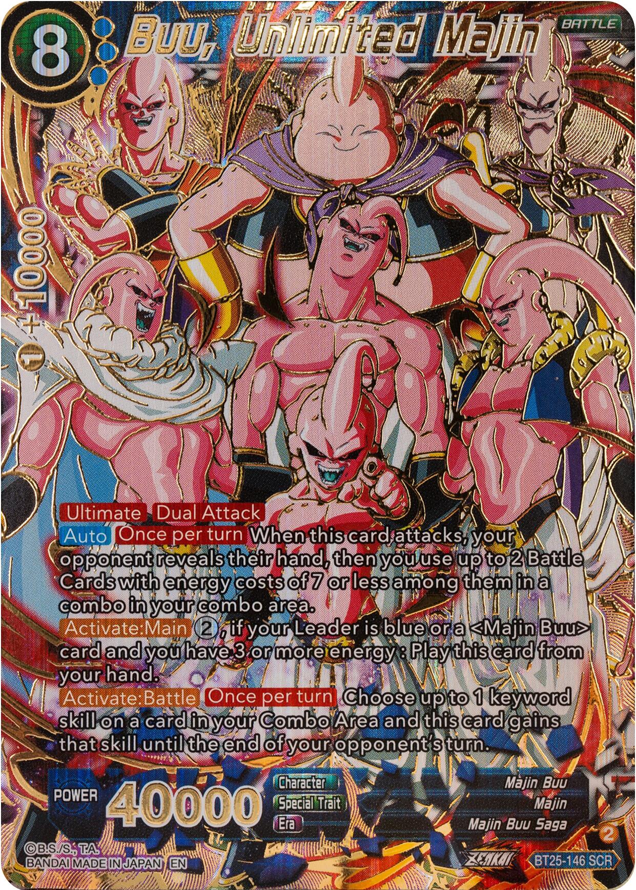 Buu, Unlimited Majin (BT25-146) [Legend of the Dragon Balls] | Cracking-Singles