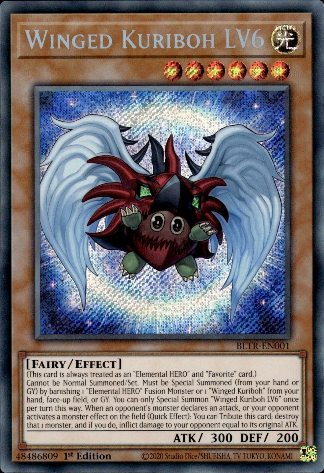 Winged Kuriboh LV6 [BLTR-EN001] Secret Rare | Cracking-Singles