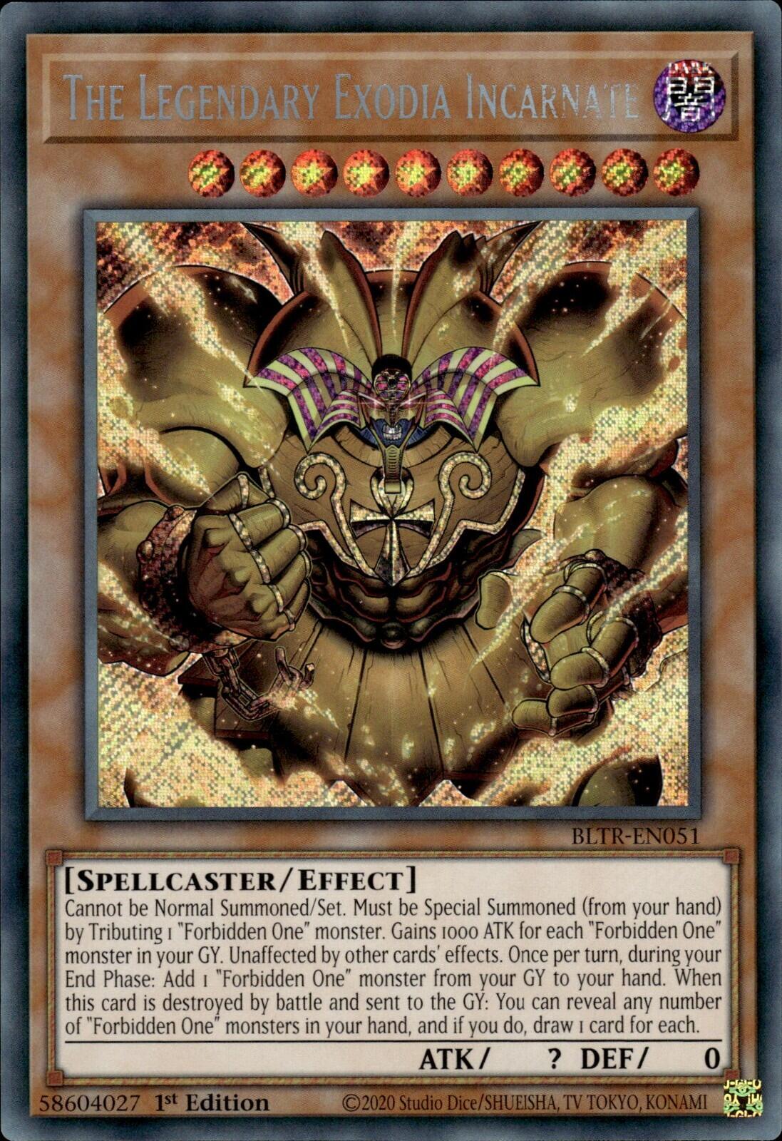 The Legendary Exodia Incarnate [BLTR-EN051] Secret Rare | Cracking-Singles