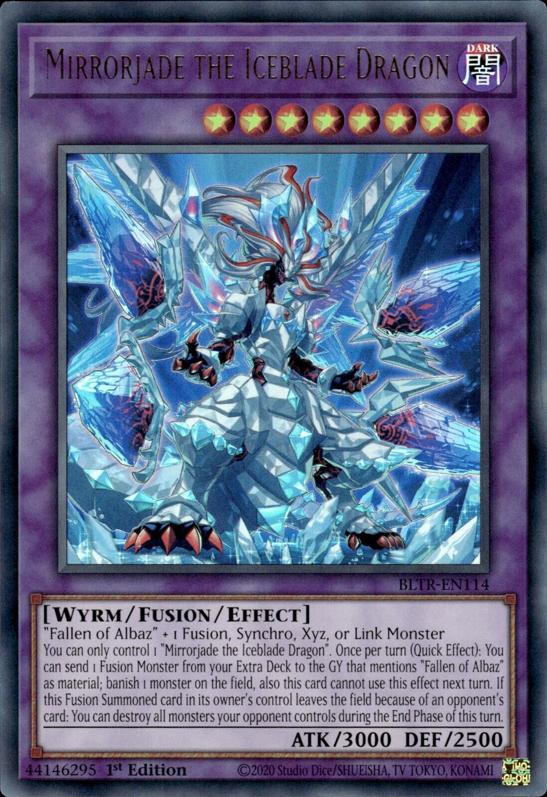 Mirrorjade the Iceblade Dragon [BLTR-EN114] Ultra Rare | Cracking-Singles