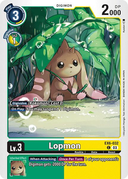 Lopmon [EX6-032] [Infernal Ascension] | Cracking-Singles