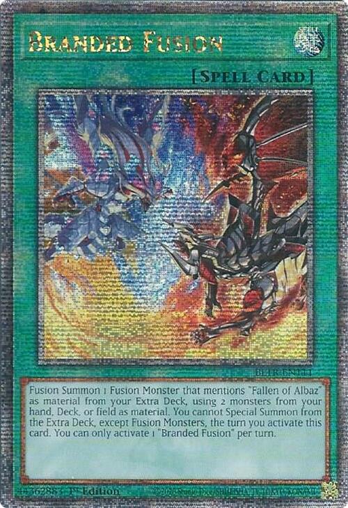 Branded Fusion (Quarter Century Secret Rare) [BLTR-EN111] Quarter Century Secret Rare | Cracking-Singles