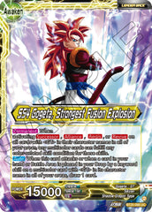 SS4 Son Goku & SS4 Vegeta // SS4 Gogeta, Strongest Fusion Explosion (BT25-098 UC) [Legend of the Dragon Balls] | Cracking-Singles