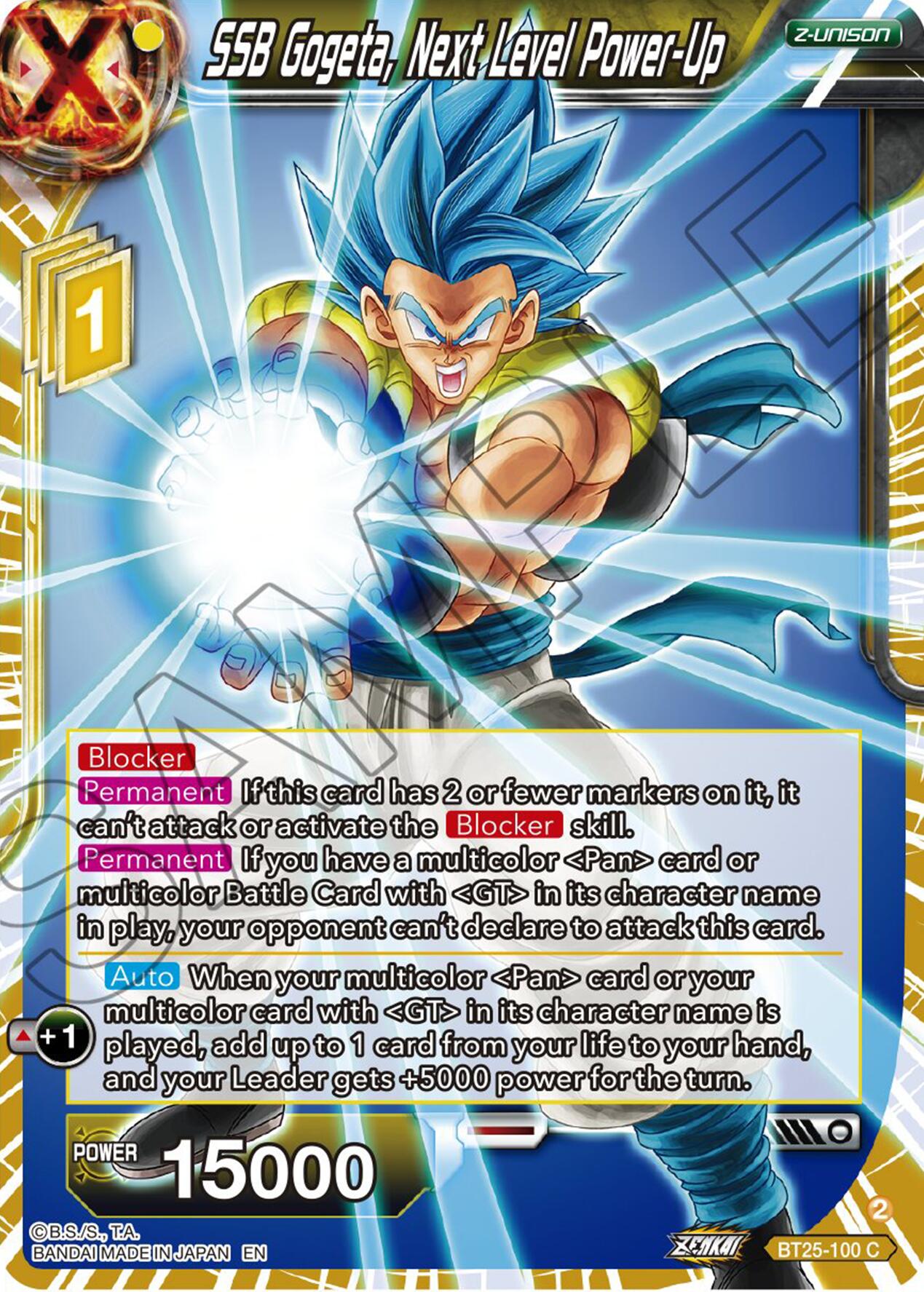 SSB Gogeta, Next Level Power-Up (BT25-100) [Legend of the Dragon Balls] | Cracking-Singles