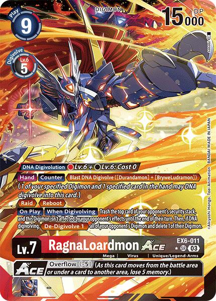 RagnaLoardmon ACE [EX6-011] (Alternate Art) [Infernal Ascension] | Cracking-Singles