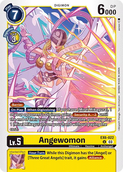 Angewomon [EX6-022] [Infernal Ascension] | Cracking-Singles