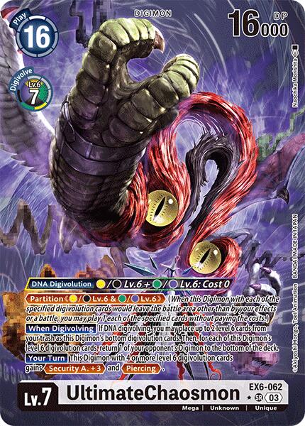 UltimateChaosmon [EX6-062] (Alternate Art) [Infernal Ascension] | Cracking-Singles