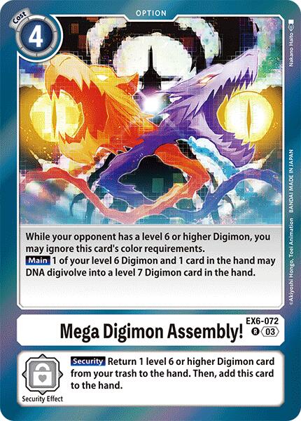 Mega Digimon Assembly! [EX6-072] [Infernal Ascension] | Cracking-Singles