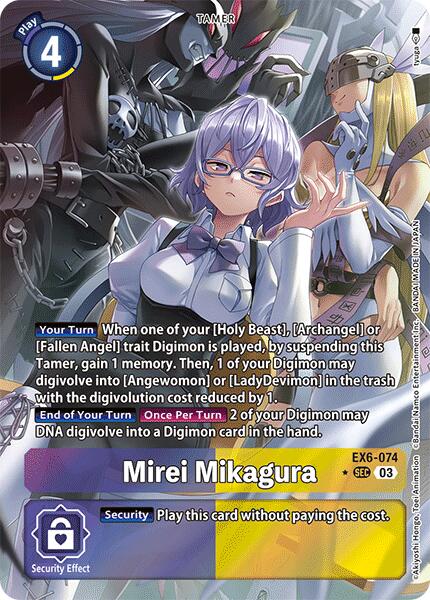 Mirei Mikagura [EX6-074] (Alternate Art) [Infernal Ascension] | Cracking-Singles