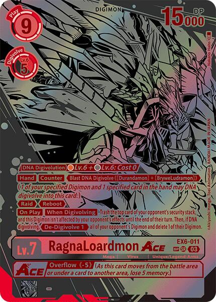 RagnaLoardmon ACE [EX6-011] (Textured) [Infernal Ascension] | Cracking-Singles