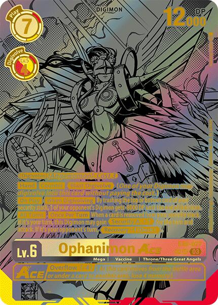 Ophanimon ACE [EX6-027] (Textured) [Infernal Ascension] | Cracking-Singles