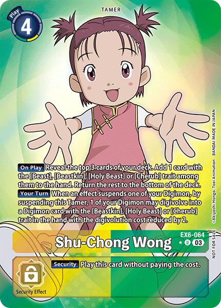 Shu-Chong Wong [EX6-064] (Box Promotion Pack: Infernal Ascension) [Infernal Ascension] | Cracking-Singles