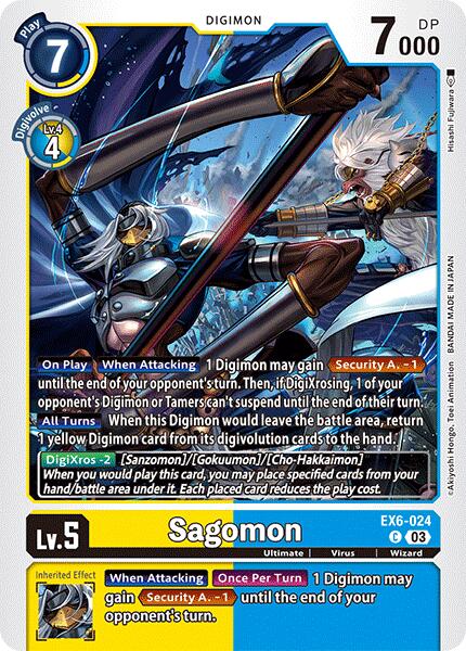 Sagomon [EX6-024] [Infernal Ascension] | Cracking-Singles