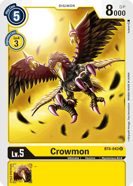 Crowmon [BT4-043] [Great Legend] | Cracking-Singles