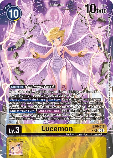 Lucemon [EX6-018] (Alternate Art) [Infernal Ascension] | Cracking-Singles