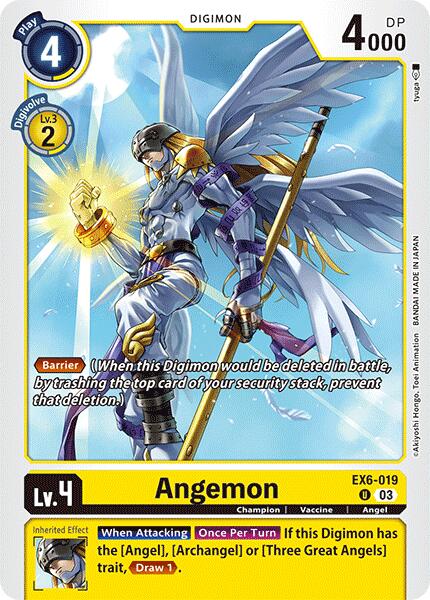 Angemon [EX6-019] [Infernal Ascension] | Cracking-Singles