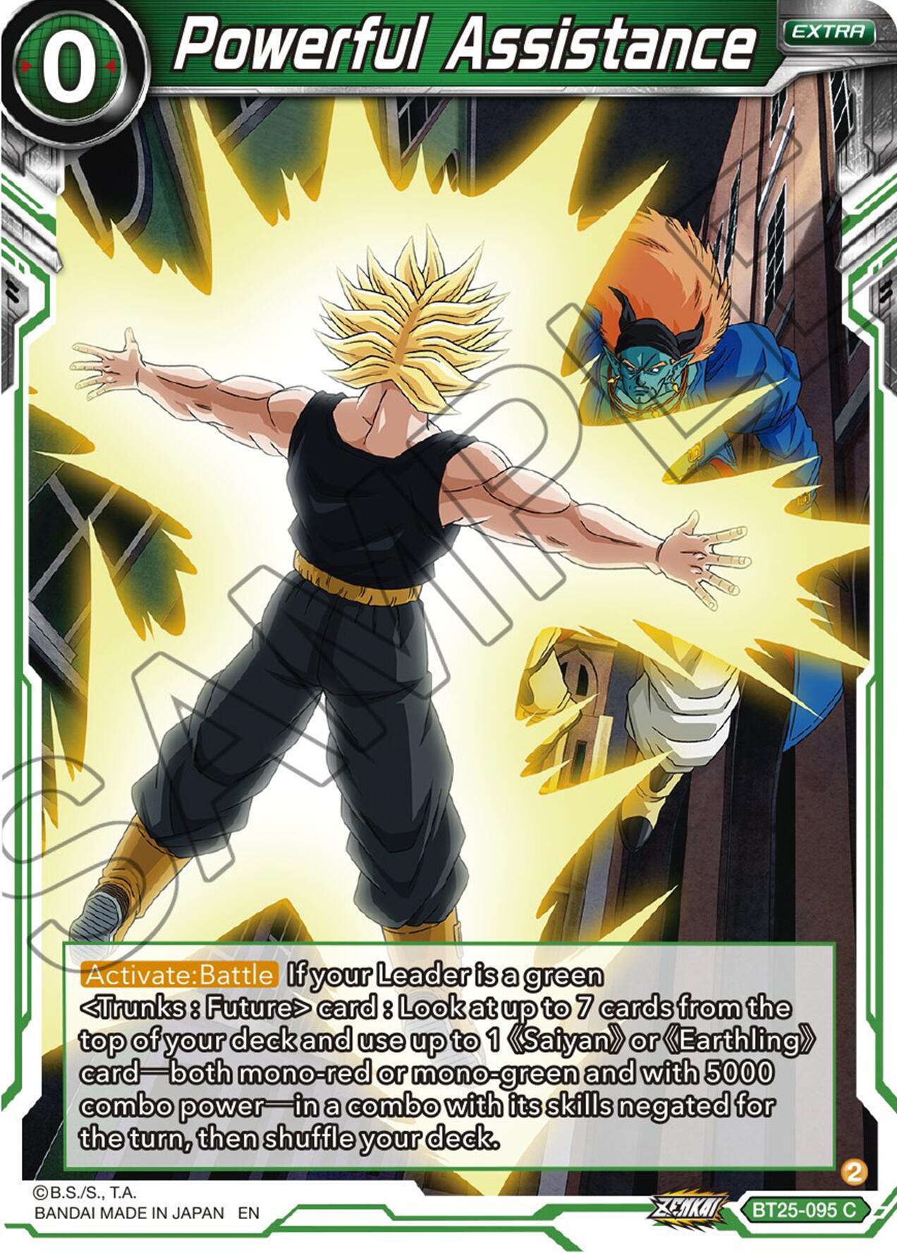 Powerful Assistance (BT25-095) [Legend of the Dragon Balls] | Cracking-Singles