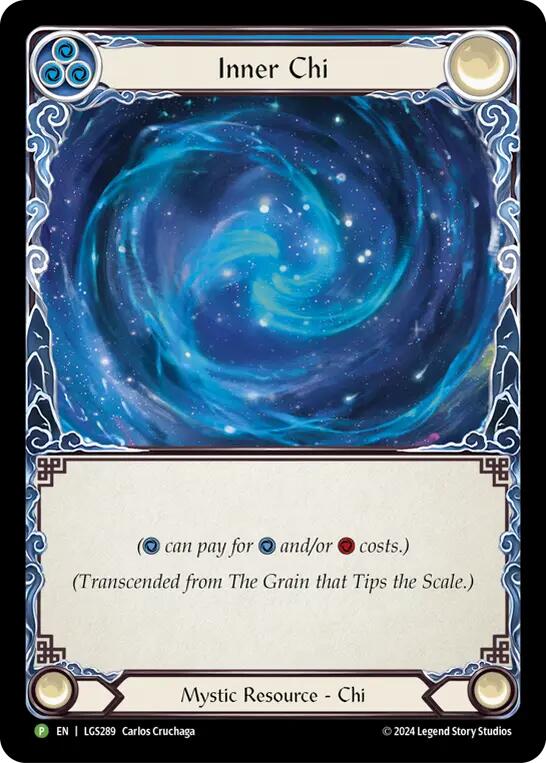 The Grain that Tips the Scale // Inner Chi [LGS289] (Promo)  Rainbow Foil | Cracking-Singles