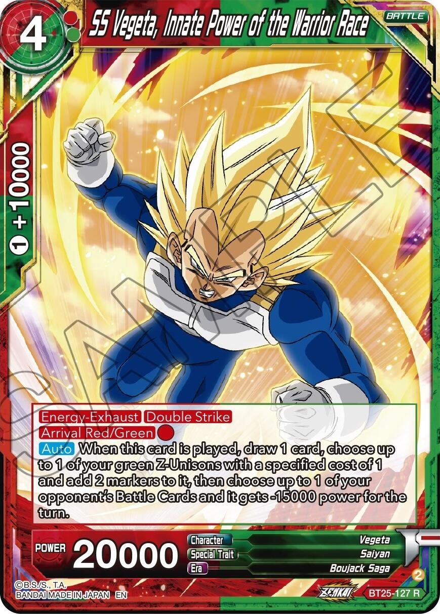 SS Vegeta, Innate Power of the Warrior Race (BT25-127) [Legend of the Dragon Balls] | Cracking-Singles