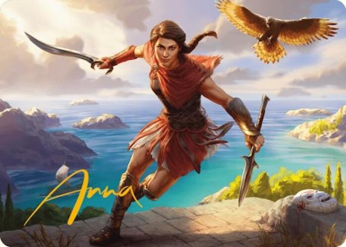 Kassandra, Eagle Bearer Art Card (Gold-Stamped Signature) [Assassin's Creed Art Series] | Cracking-Singles