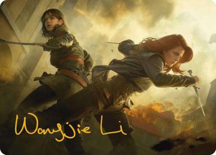 Mary Read and Anne Bonny Art Card (Gold-Stamped Signature) [Assassin's Creed Art Series] | Cracking-Singles