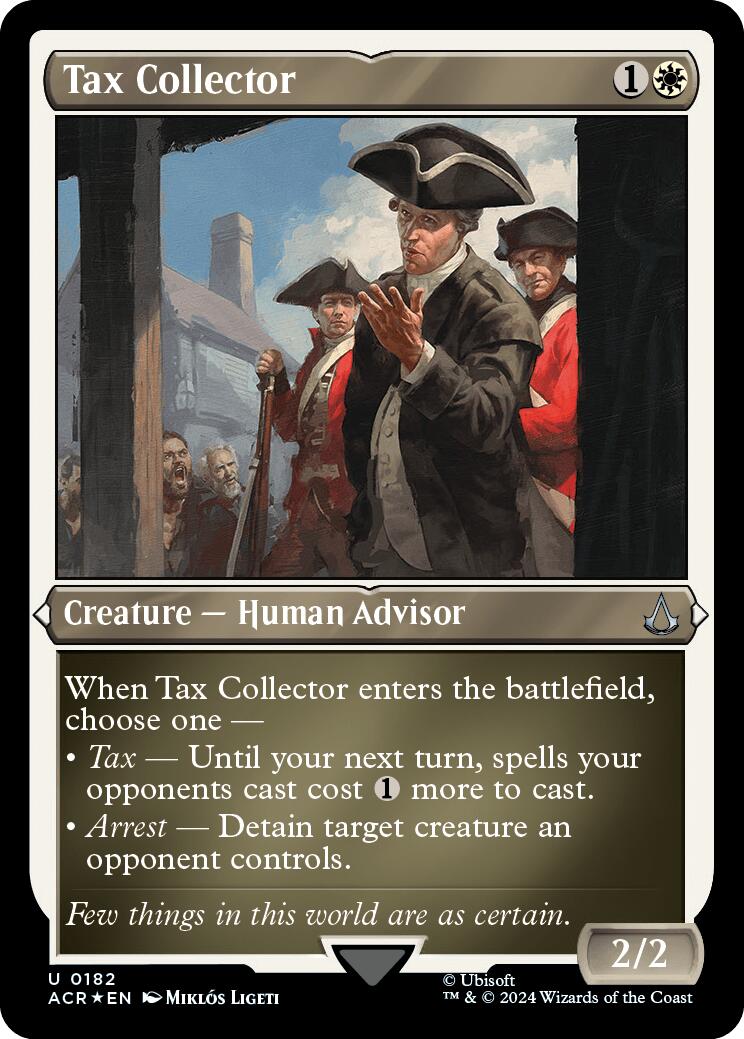 Tax Collector (Foil Etched) [Assassin's Creed] | Cracking-Singles