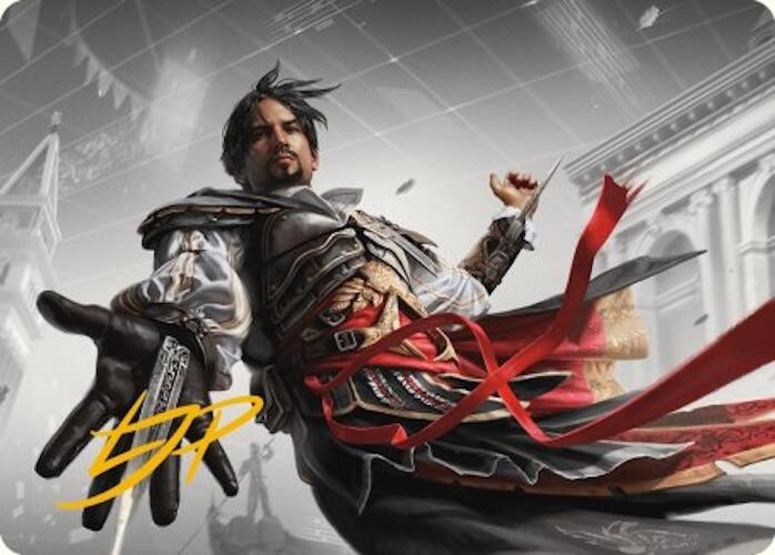 Ezio Auditore da Firenze Art Card (Gold-Stamped Signature) [Assassin's Creed Art Series] | Cracking-Singles