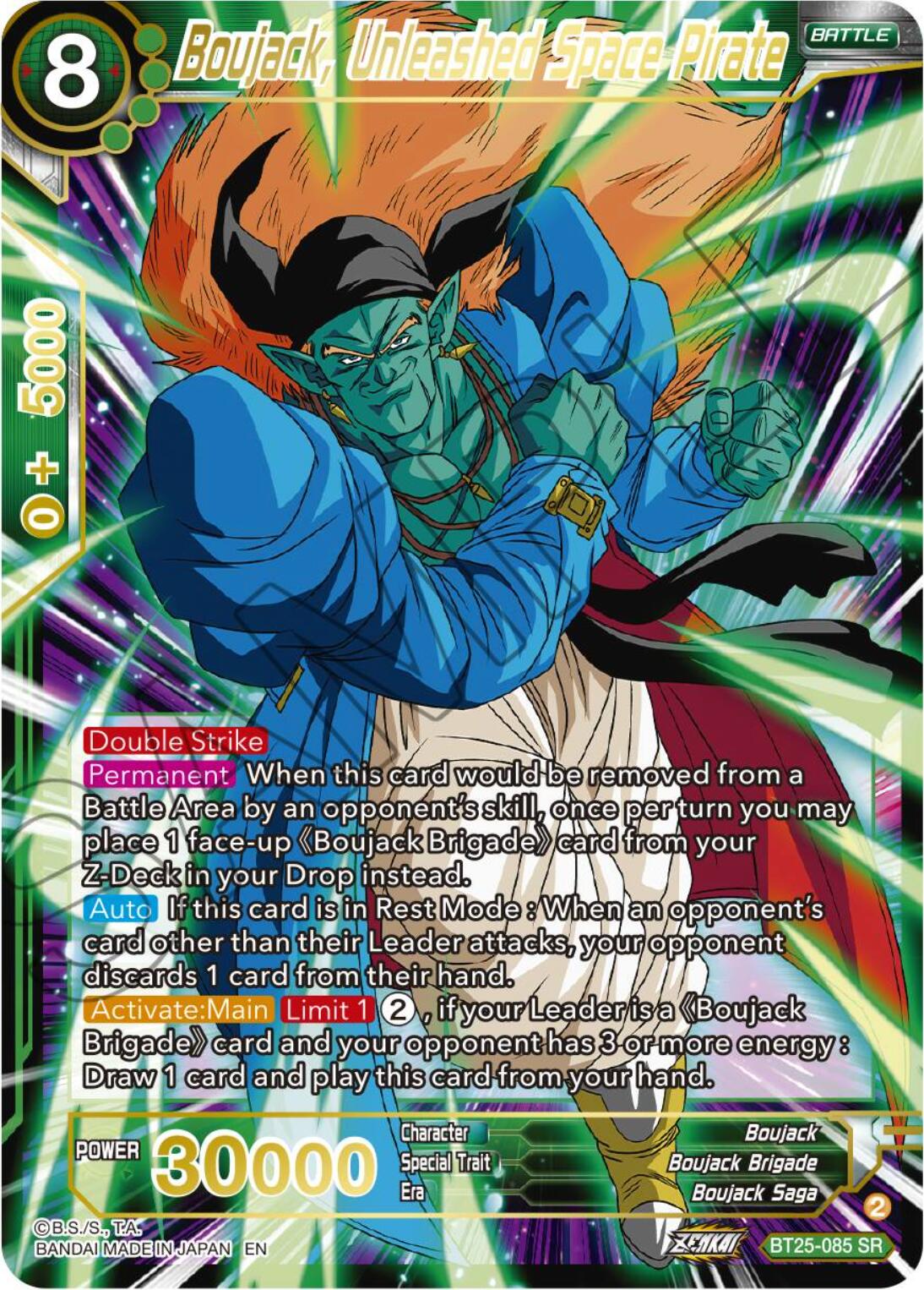 Boujack, Unleashed Space Pirate (BT25-085) [Legend of the Dragon Balls] | Cracking-Singles