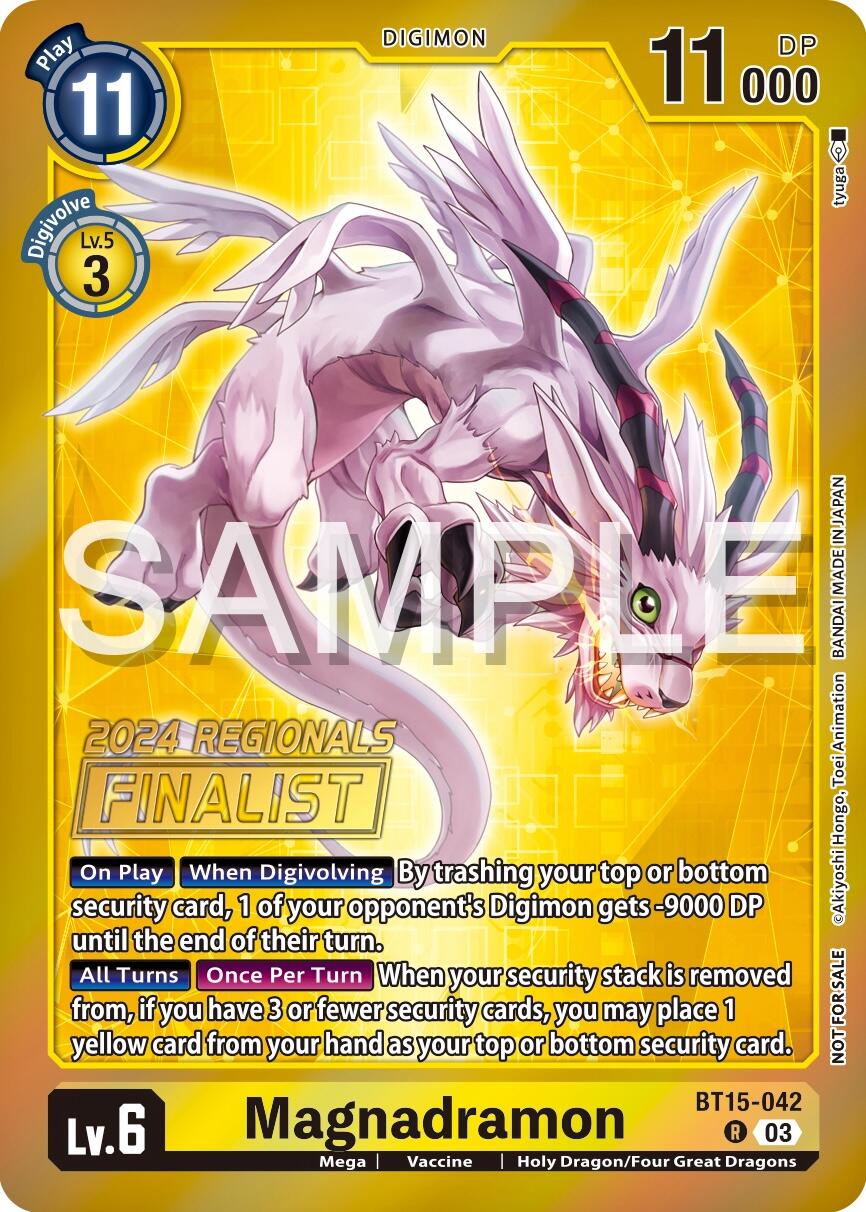 Magnadramon [BT15-042] (2024 Regionals Finalist) [Exceed Apocalypse] | Cracking-Singles