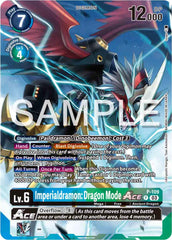 Imperialdramon: Dragon Mode ACE [P-109] (Digimon Adventure 02: The Beginning Set) [Promotional Cards] | Cracking-Singles